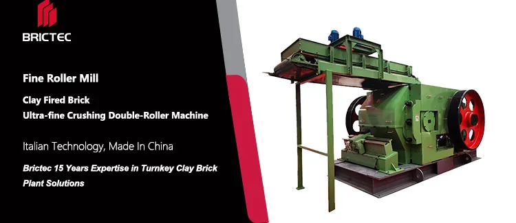 Brick Crushing Machine Super Fine Roller Crusher voor het verwerken van bakstenen 0