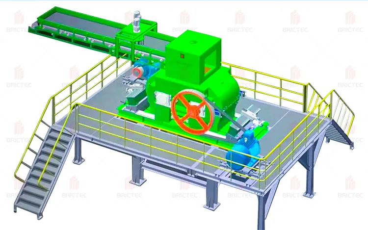 Brick Crushing Machine Super Fine Roller Crusher voor het verwerken van bakstenen 3