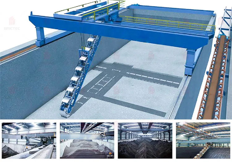 Baksteenproductiemachines Brugtype Emmengraafmachine & Multi-emmermachine voor Grondstofopslag 2