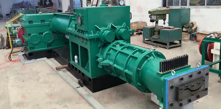 Baksteenproductiemachines Compacte Extruder voor Klei Gebakken Baksteenproductie Met Kleine Investering 1